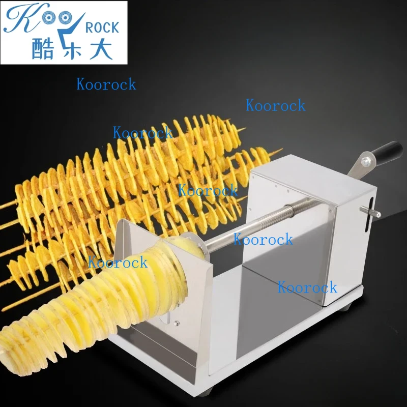 Street Food Snacks - Cortador de Batata Espiral Manual em