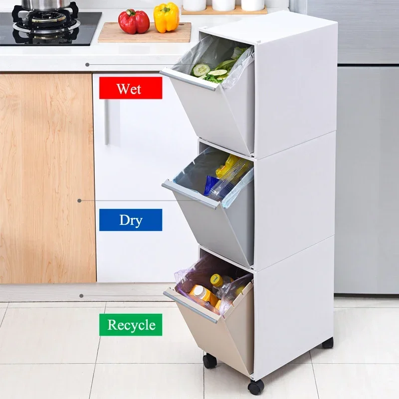 Food Snacks Corner - -Conveniente balde de resíduos de cozinha