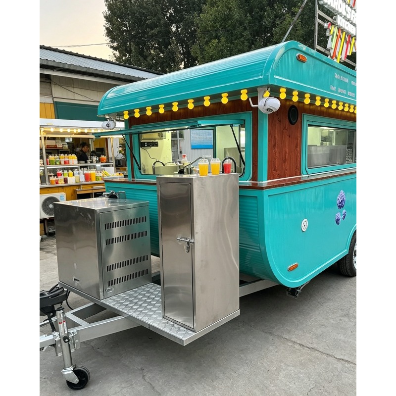 Street Food Snacks - Carrinho de Comida Móvel para Feira