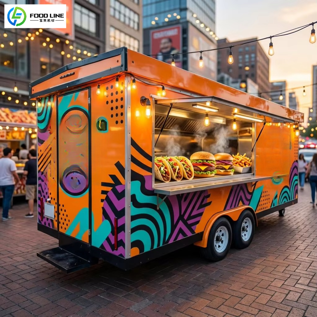 Food Snacks Corner - Carrinho de Concessão de Alimentos FOODLINE