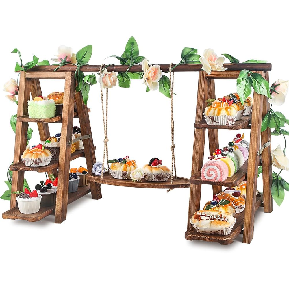 Food Snacks Party - Suporte de Cupcakes de 3 Camadas