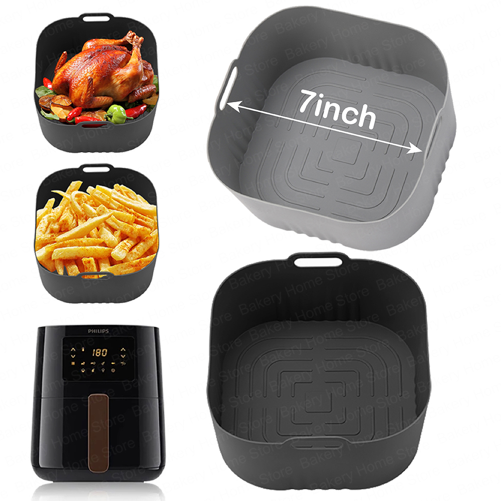 Philips Air Fryer Hd9252 - Forros de Silicone Quadrados para Fritadeira