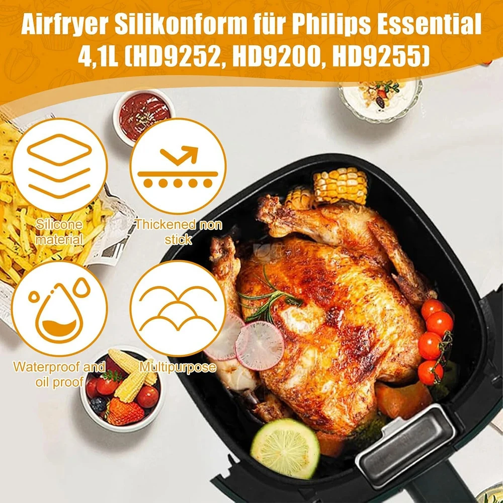 Molde de fritadeira de ar de s - Philips Air Fryer Hd9252 avaliação e preço