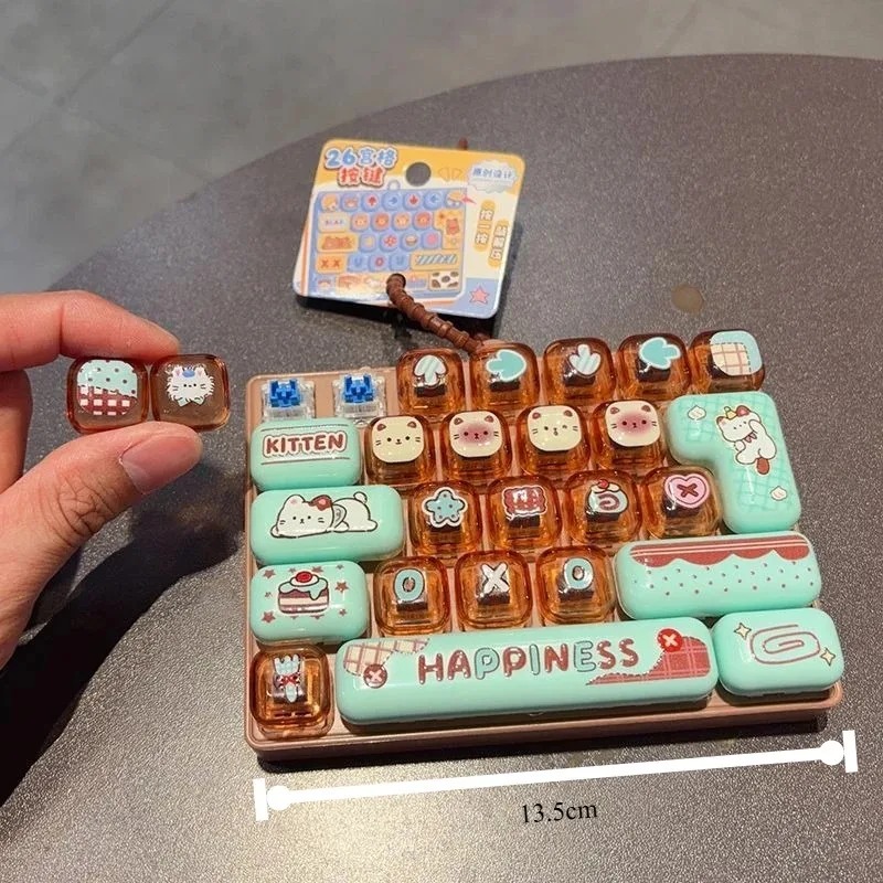 Chaveiro de Teclado com Keycap - Spicy Food Snacks avaliação e preço