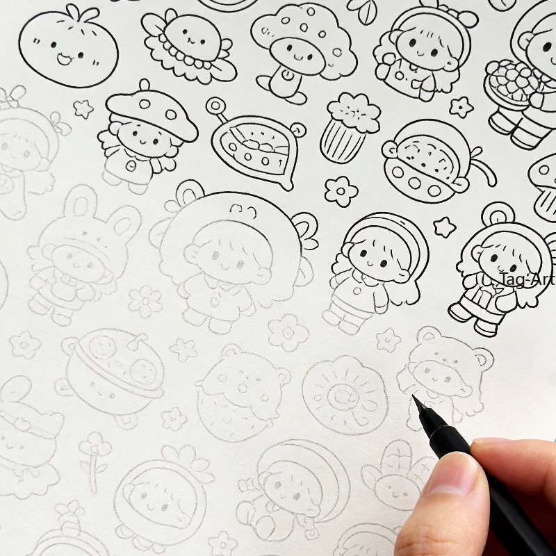 Livro de desenhos para alívio  - Food And Snacks Coloring Book Bold And Easy avaliação e preço