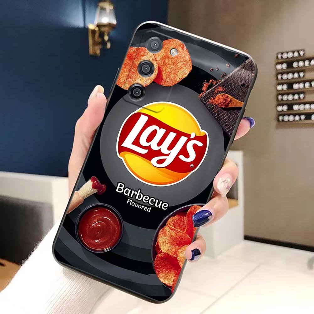 Capa de Telefone para OPPO A5X - Food Snacks Logos avaliação e preço