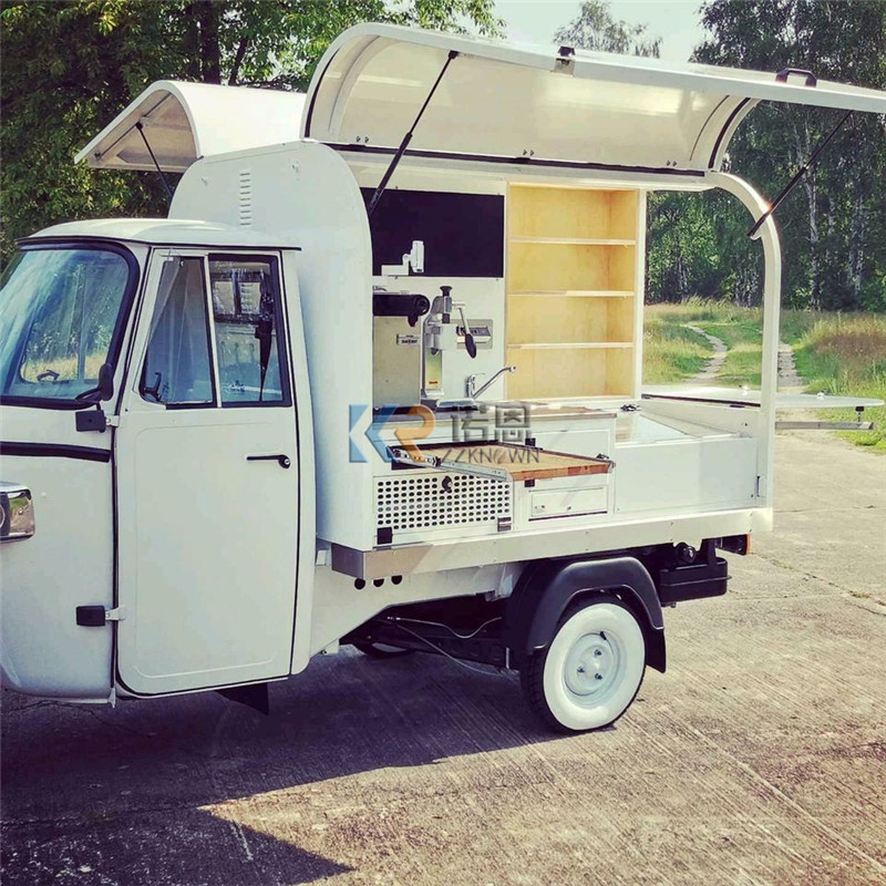 Carrinho de triciclo elétrico  - Street Food Snacks avaliação e preço