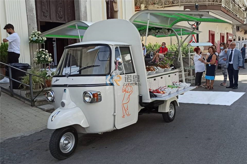 Carrinho de triciclo elétrico  - Street Food Snacks avaliação e preço