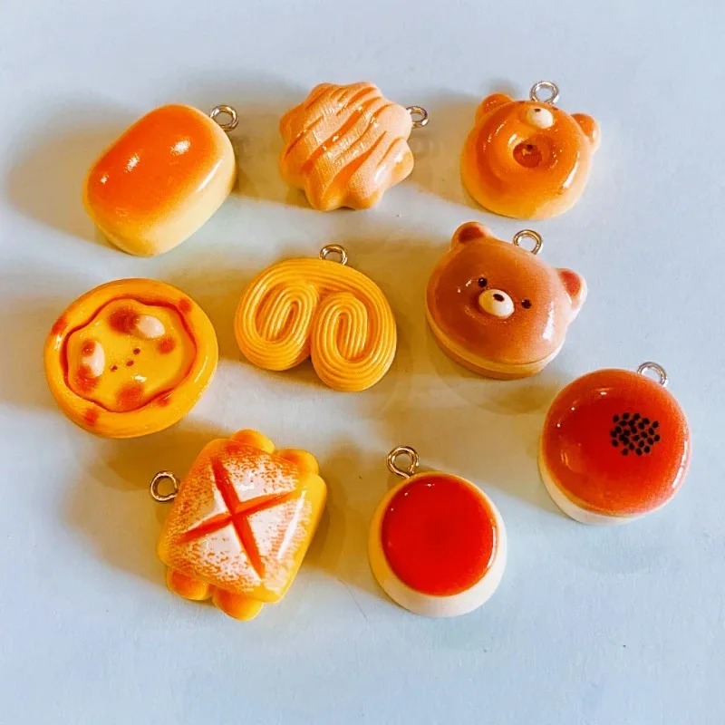10 Peças de Pingentes de Resin - Food Snacks Party avaliação e preço