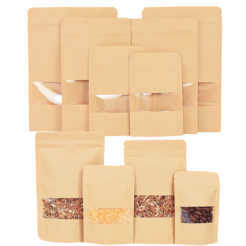 20/50 pçs sacos de papel kraft - Food Snacks Party avaliação e preço