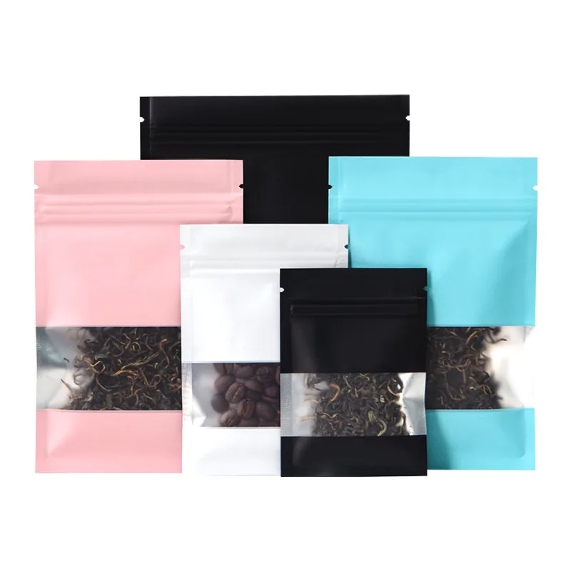 100 pces zip lock mylar saco d - Food Snacks For Christmas avaliação e preço