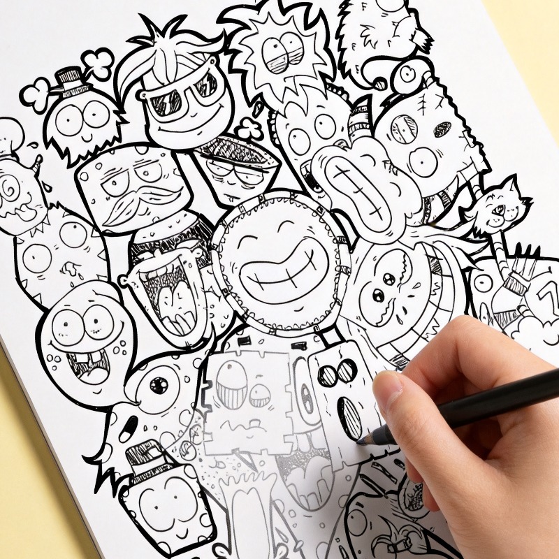 Livro de Colorir Desenhado à M - Food And Snacks Coloring Book Bold And Easy avaliação e preço