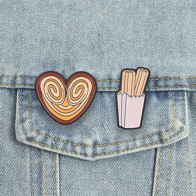 Pins de Esmalte e Broches de D - Food Snacks In Spanish avaliação e preço