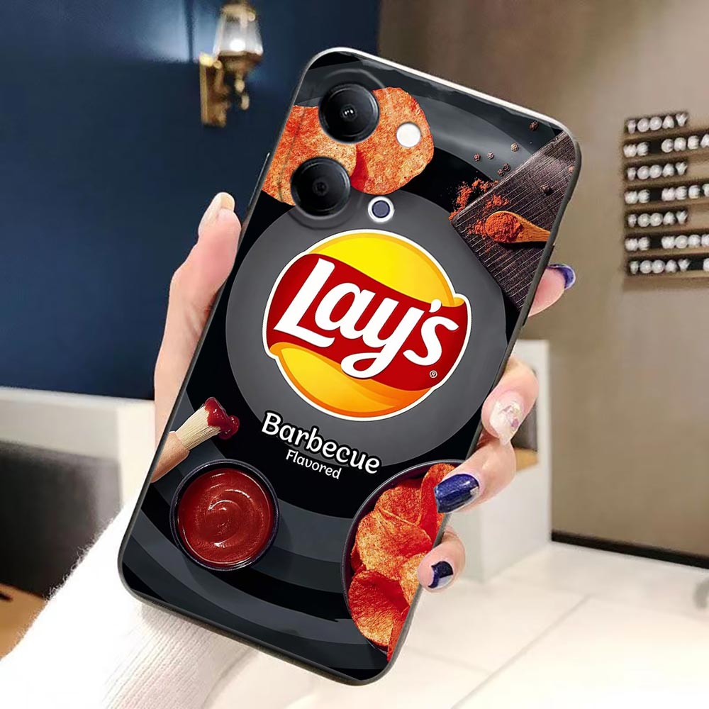 Capa de Telefone para VIVO Y40 - Food Snacks Logos avaliação e preço