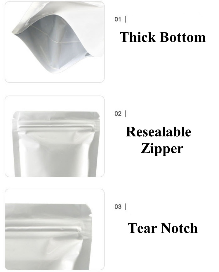 100 Sacos Ziplock de Alumínio  - Food Or Snacks avaliação e preço