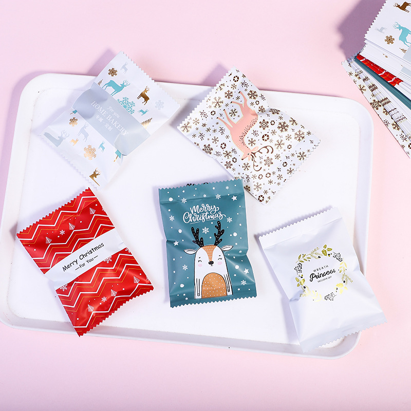 100 pçs rosa fosco selo máquin - Food Snacks For Christmas avaliação e preço