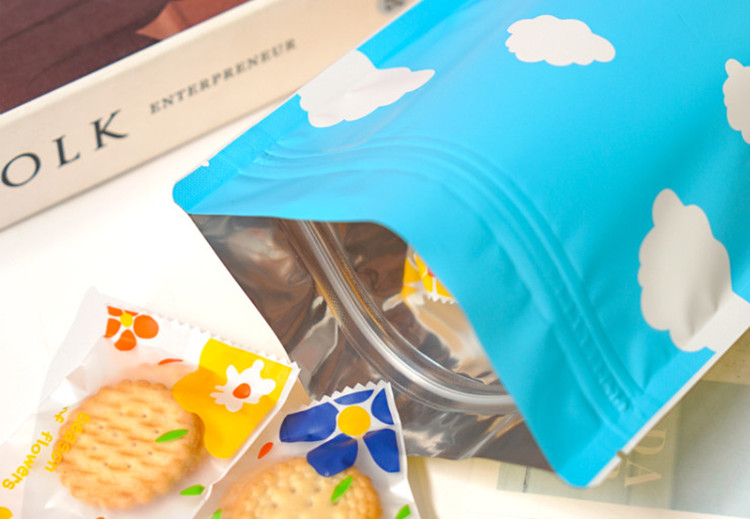 100 PEÇAS Sacos de Armazenamen - Food Snacks Logos avaliação e preço